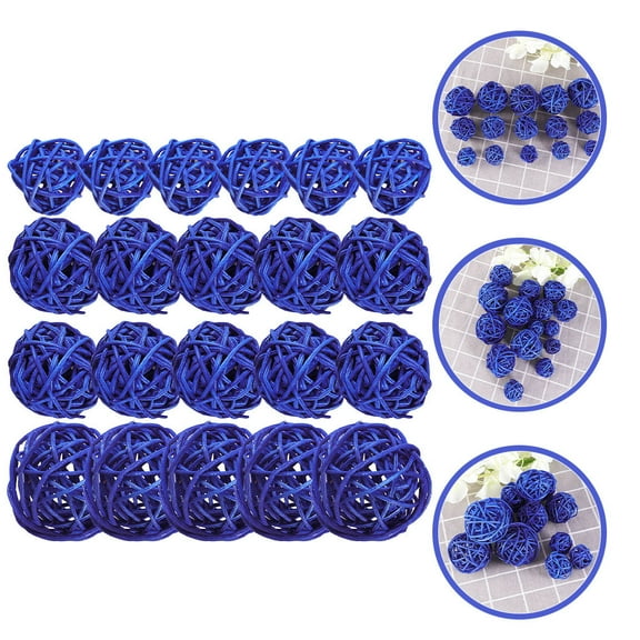 WEAVILUX 30 Pcs Rattan Decorative for Home Decor, Light Brightening, Table Centerpiece and Party Decoration