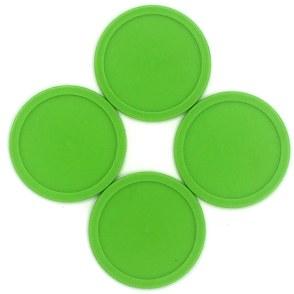 WEAVILUX 30Pcs Air Hockey Paddles Replacement Set Green Ergonomical Design for Game Room