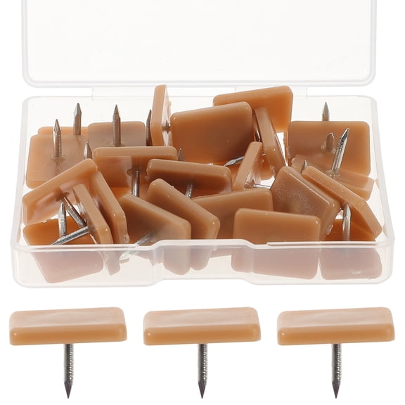 WEAVILUX 30-Piece Brown ABS and Iron Drawer Slides Set for Furniture Repair, Replacement Hardware, Smooth and Drawer