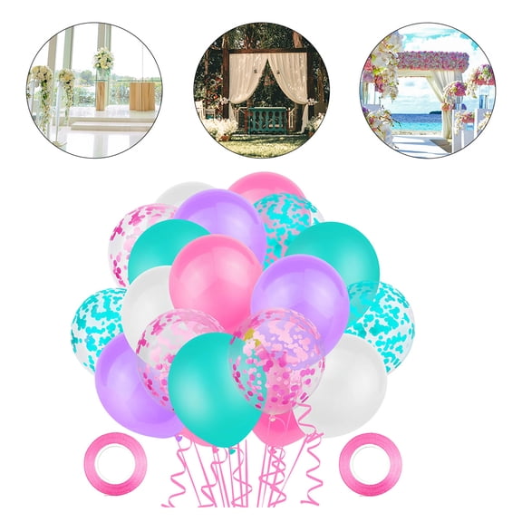 WEAVILUX sequins balloons Balloons Latex Photo Props Friends Birthday 32pcs