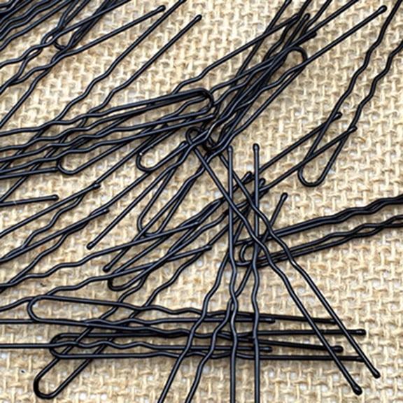 WEAVILUX Bun Hair Pins U Shaped Black for Working and Daily Use 35Pcs