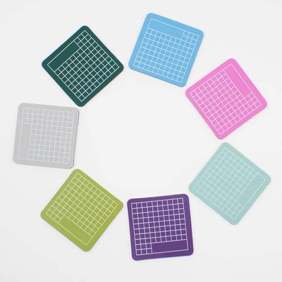 WEAVILUX 3-Pack Non-Flexible PVC Cutting Mats for Sewing, Quilting, Crafting, Art Projects and Use