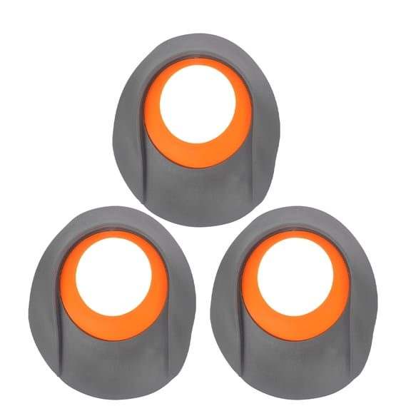 WEAVILUX 3Pcs Putting Practice Hole Circular Golf Accessories Grey Portable Indoor Training