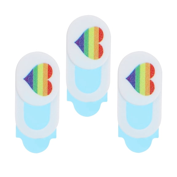 WEAVILUX 3Pcs Webcam Cover Slide for Desktop Computers with Premium ABS Material