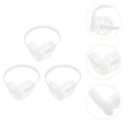 thumbnail image 1 of WEAVILUX 3-Pack White Plastic Earmuff Frame Holders for Comfortable Ear and Crafting Use, 1 of 8