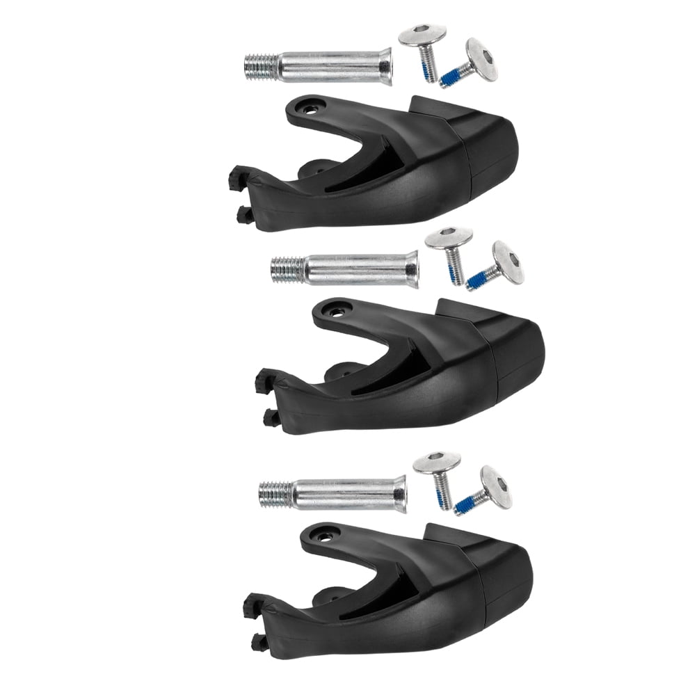 WEAVILUX 3 Sets Black Roller Skate Brake Stoppers Replacement Pads with Material and Easy Quick Installation for Smooth Skating