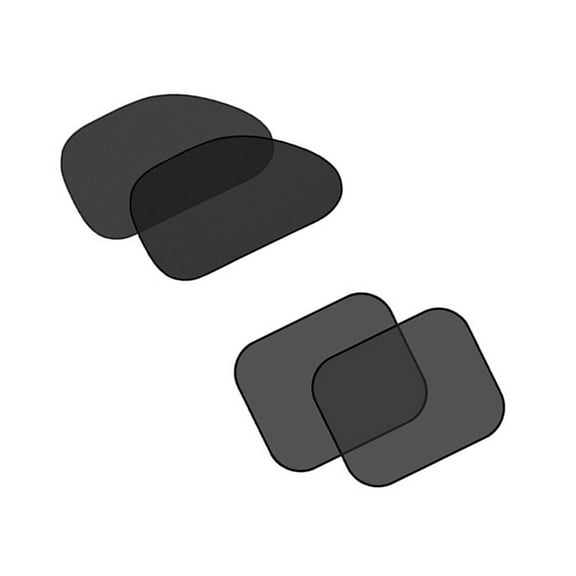 WEAVILUX Car Window Shade Blackout Shade Black Dust-Filtering SUV Vehicle Use 4 Pairs