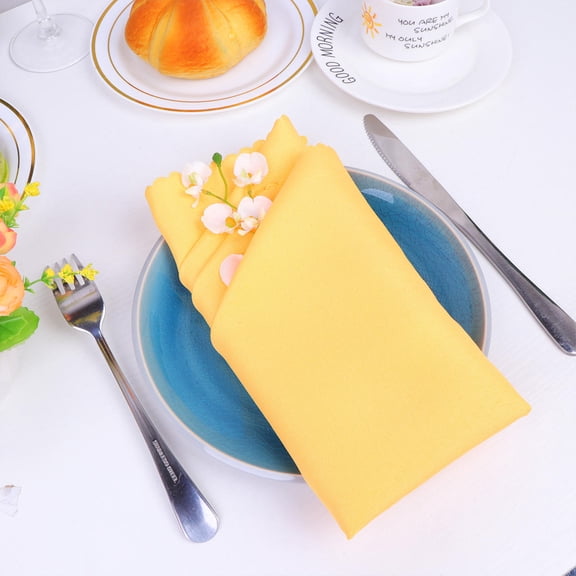 WEAVILUX 4-Pack Polyester Tablecloth Set for Dining Tables, Stylish and Elegant Design Perfect for Home and Kitchen Use