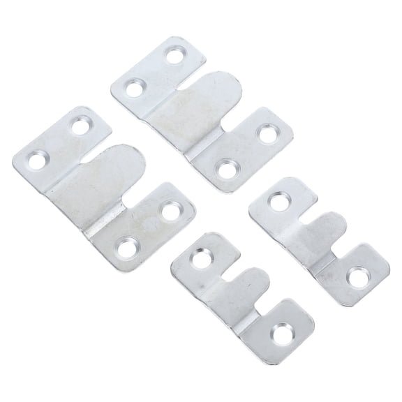 WEAVILUX Set of 4 Interlocking Hanger Brackets for Home and , Space-Saving Closet Organizer