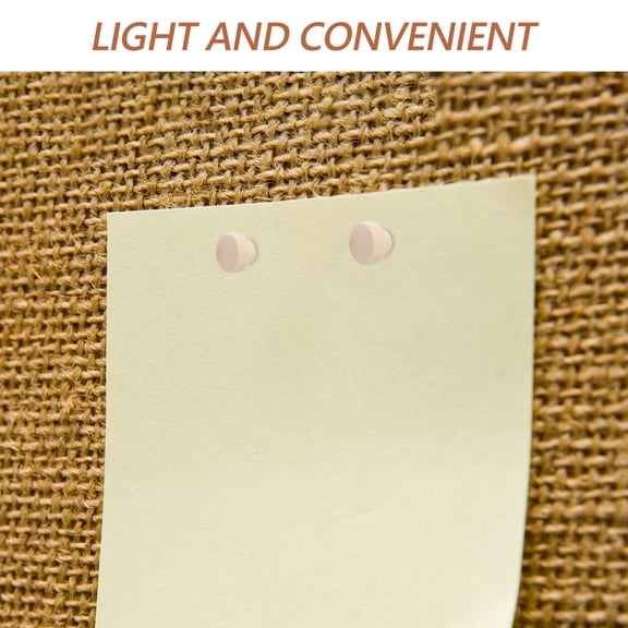 WEAVILUX 50 Pcs Wall Pushpin in Light Yellow for Decorating Bulletin Boards and Photo Walls