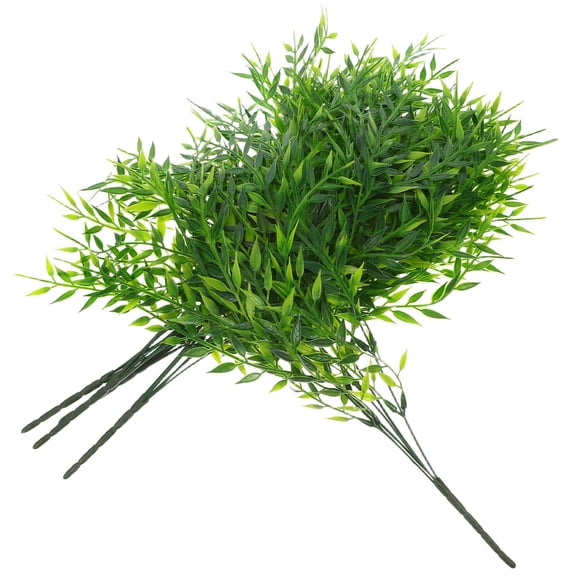 WEAVILUX 5-Pack Artificial Curly Willow Branches Green for Wedding Centerpiece, Tabletop Decoration, Easy to Arrange