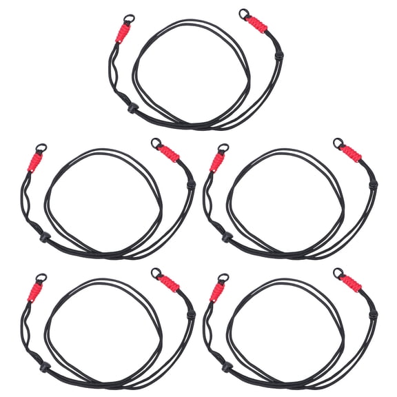 WEAVILUX 5Pcs Universal Mobile Phone Strap with Strong Back Clip Adjustable Length Crossbody