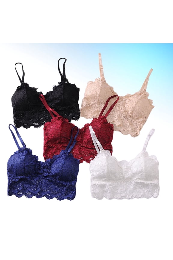 Women's Breathable Lace Chest Strap Pad Camisole Underwear, Comfortable Fit, Assorted Colors, Soft and Stylish