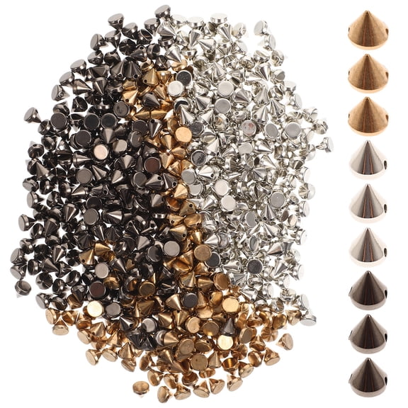 WEAVILUX Assorted Color Plastic Rivets for Fabric Punk Craft Clothing and Bag Decoration