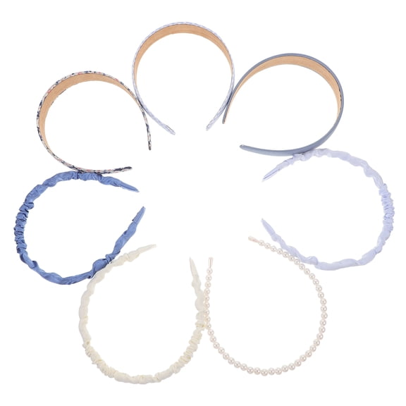 WEAVILUX Hair Styling Tools Set for Women, 7-Piece Assorted Color Headbands for Hair Care and Styling