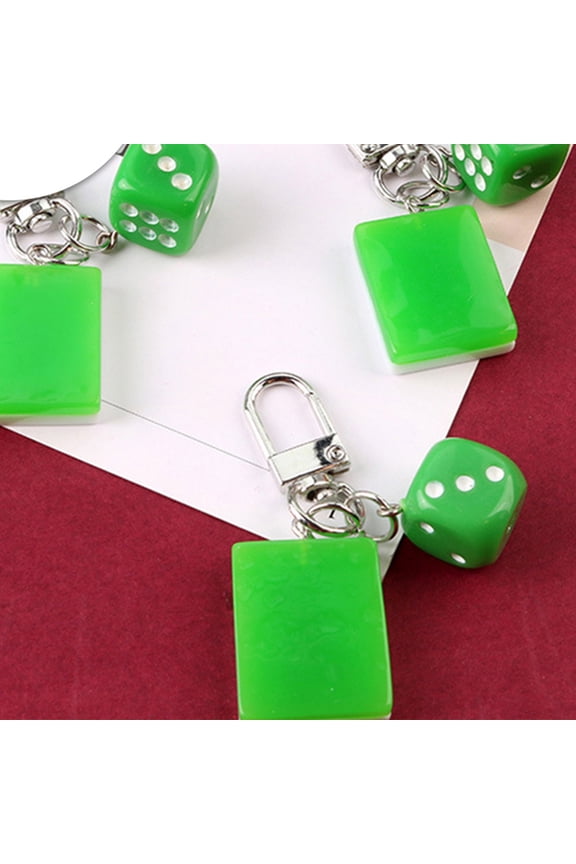 Chinese Keychain Good Fortune Symbol 8Pcs 1.0In