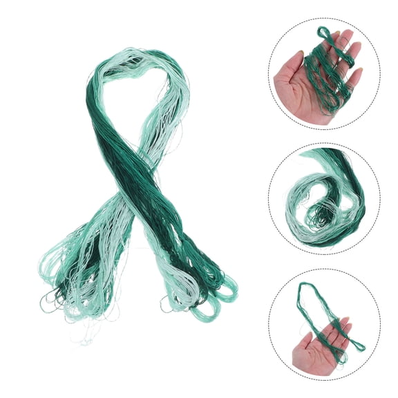 WEAVILUX 8-Piece Assorted Color Silk Thread Set for Hand Sewing, Embroidery with Strong Texture