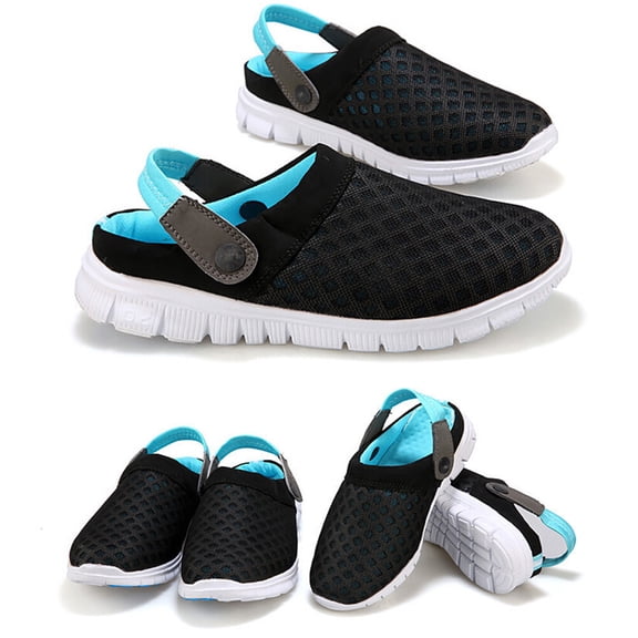 WEAVILUX Adults Beach Shoes Casual Open Toe Lightweight EVA Light Blue 1 Pair