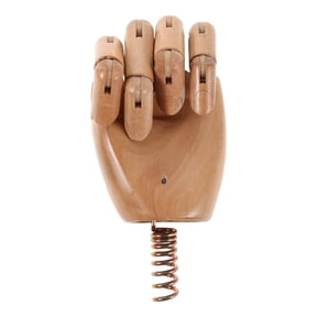 WEAVILUX Wooden Hand Art Model with Adjustable Joints for Drawing, Sketching, Painting, and Home Decor Display Stand