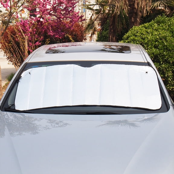 WEAVILUX Car Windshield Sun Shade, UV , Heat Blocker, Interior Protector, Fits Most Vehicles, 1 Piece Included