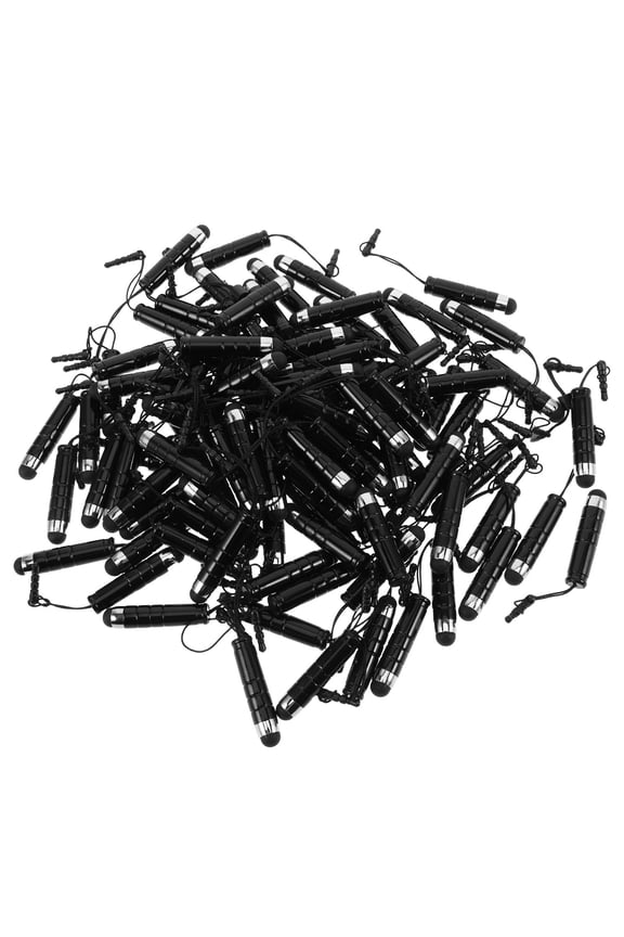 100Pcs Capacitive Stylus Keychain with Shaped Tip, Compact and Portable for Smartphones, Ideal for School, Travel, and Everyday Use