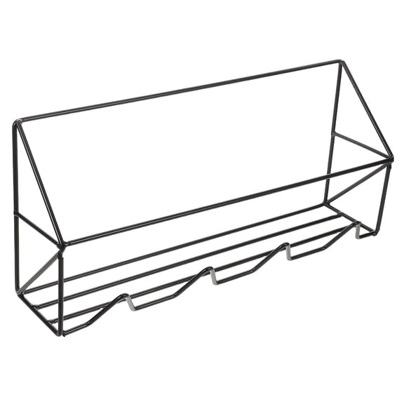 WEAVILUX Minimalist Wall Mounted Floating Shelf for Bathroom and Kitchen, Iron Storage Rack Organizer, 1 Set