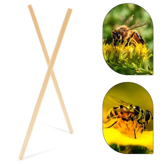 WEAVILUX Khaki Bee Tubes Safety Material Natural Wheat Straw for Bees