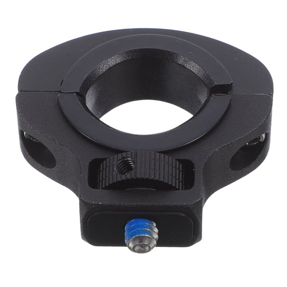 WEAVILUX Aluminum Bike Camera Mount Clamp in Black, Compatible with Action Cameras and Devices for Cycling and Outdoor Adventures