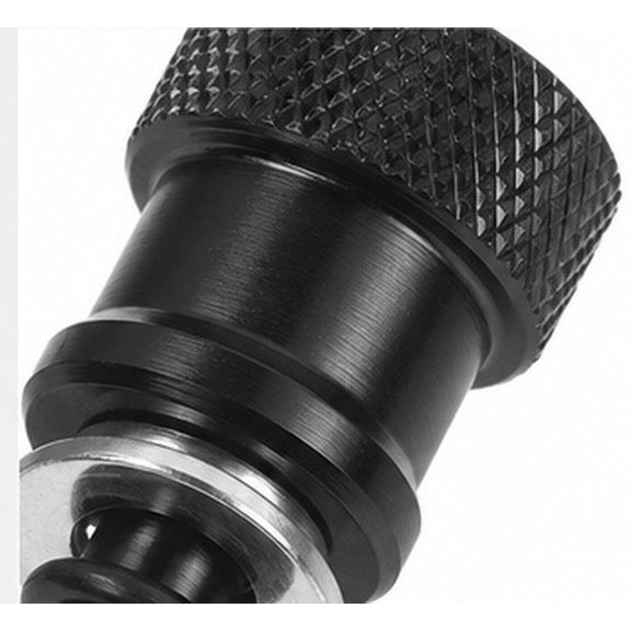WEAVILUX Black Aluminum Alloy Motorcycle Rear Seat Quick Release Bolt Screw for Secure Seat Mount