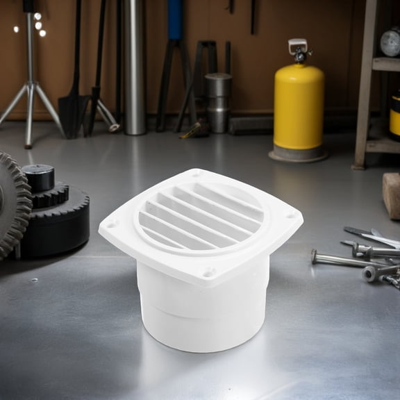 WEAVILUX Plastic Round Rv Roof Vent Cover with Adjustable Louvers for Car and Yacht