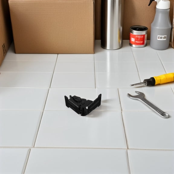 WEAVILUX 4Pcs Black Folding Table Hinges Self Locking Steel Brackets for Home Furniture