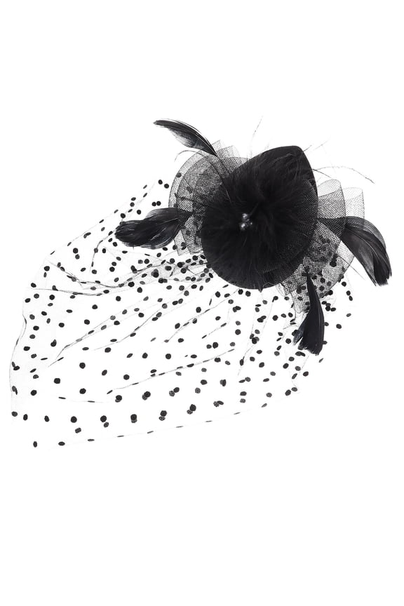 Fascinator Hat for Bride, Elegant Wedding Headpiece, 1 Piece, Stylish Bridal Hair Accessory