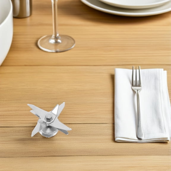 WEAVILUX Blender Replacement Parts High Efficiency Blade Set for Universal Compatibility Metal Silver 1 Set