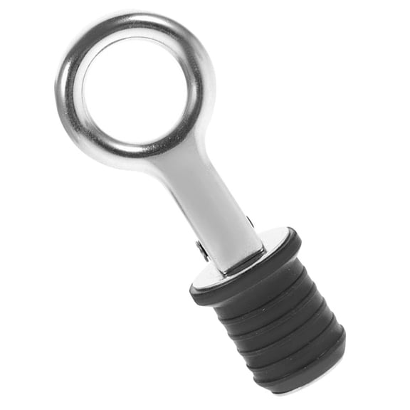 WEAVILUX Plated Marine Boat Drain Plug, Universal Fit, Weather Resistant and