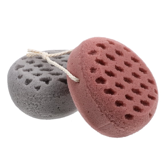 WEAVILUX Body Scrub Sponge Bath Sponges Bathing Supplies 2 Pcs