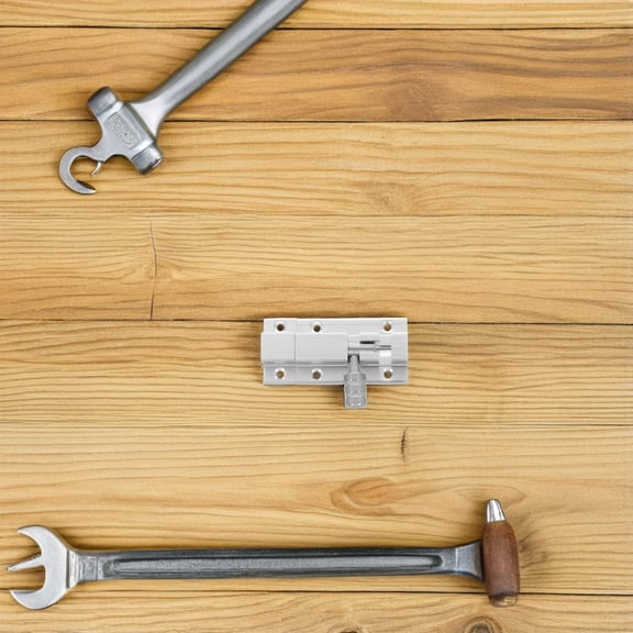 WEAVILUX Aluminum Slide Latch Lock for Interior Doors, Smooth Quiet with Sleek Modern Design