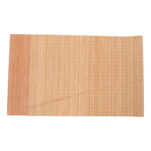 WEAVILUX Bamboo Tea Mat and Table Runner Brown for Tearoom Decor Heat Protection