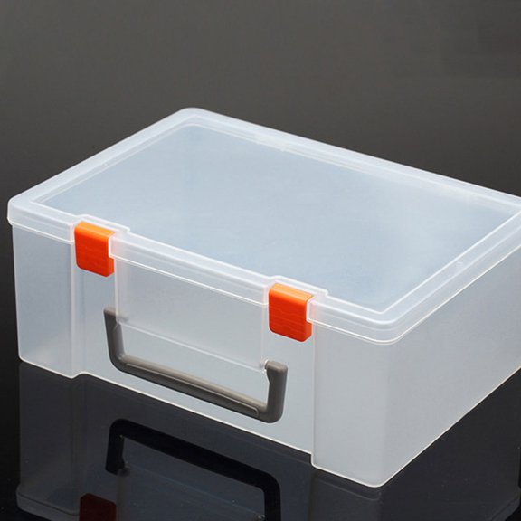 WEAVILUX Assorted Color Plastic Storage Box, Organizer Container Bin for Building Blocks, Toys, Crafts, Home & Classroom