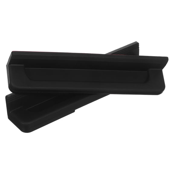 WEAVILUX Black Plastic HandsFree Foot Pull for Trash Cabinets and Drawers Ideal for Kitchens and Bathrooms 2pcs