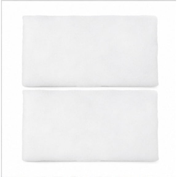 WEAVILUX 2 Pieces White Faux Snow Blanket, Realistic Cotton for Christmas Village Display, Holiday Winter Scene Decor