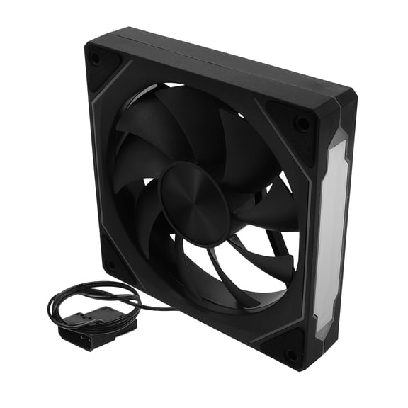 WEAVILUX Quiet Electric PC Cooling Fan with RGB LED Lighting, Silent Airflow for Desktop Computer Case Cooling
