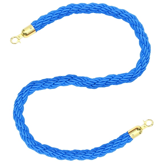 WEAVILUX Fiber Queue Line Barrier Rope Stanchion for Schools and Events 1 Set