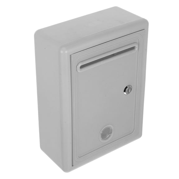 WEAVILUX Metal Suggestion Box with Lock, Secure Document Drop Box for Suggestions, , Office and Home Use