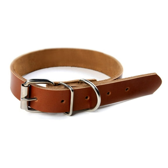 WEAVILUX Dog Pet Collar Brown Cow Wear-resistant for Small Dogs 1Pack