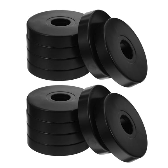 WEAVILUX Set of 12 PVC Caster Cups for Noise Reduction, Shock Absorbing Floor Protectors, Ideal for Home Use