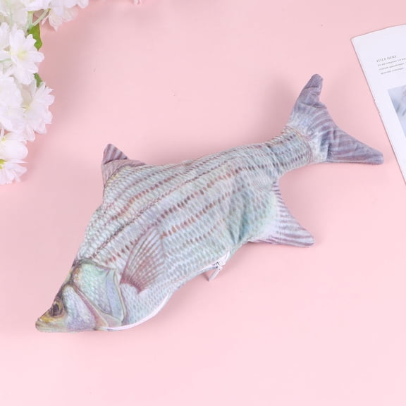 WEAVILUX Navy Electronic Fish Toy for Cats, Battery Operated, Interactive Pet Plaything, Keeps Cats Active and Entertained at Home