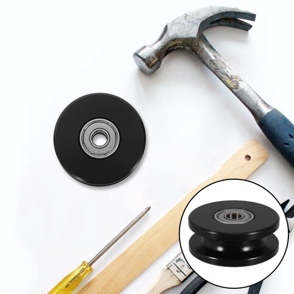 WEAVILUX 1Pack Fitness Pulley Wheel Aluminum Alloy Pulley for Weights - Enhanced Stability for Home Gym Setup