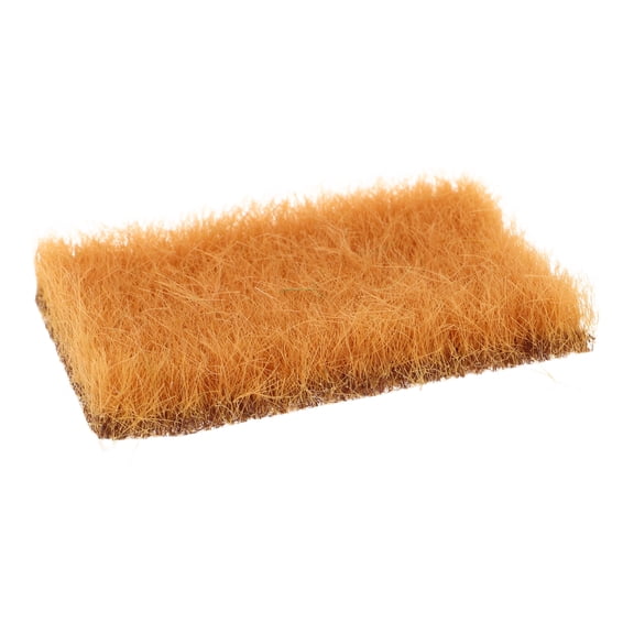 WEAVILUX Khaki Nylon Artificial Grass Mat for Model Railway Scenery and Landscaping Projects