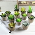 thumbnail image 1 of WEAVILUX Green Artificial Plants in Decorative Pots, Realistic Faux Plant Set for Home, Office, Desk and Indoor Decoration, 1 of 5