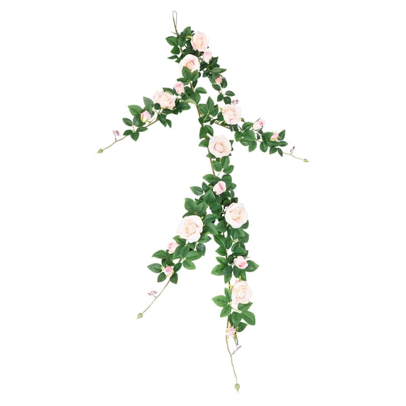 WEAVILUX Imitation Flower Gar Pink Iron Wire 1Pack